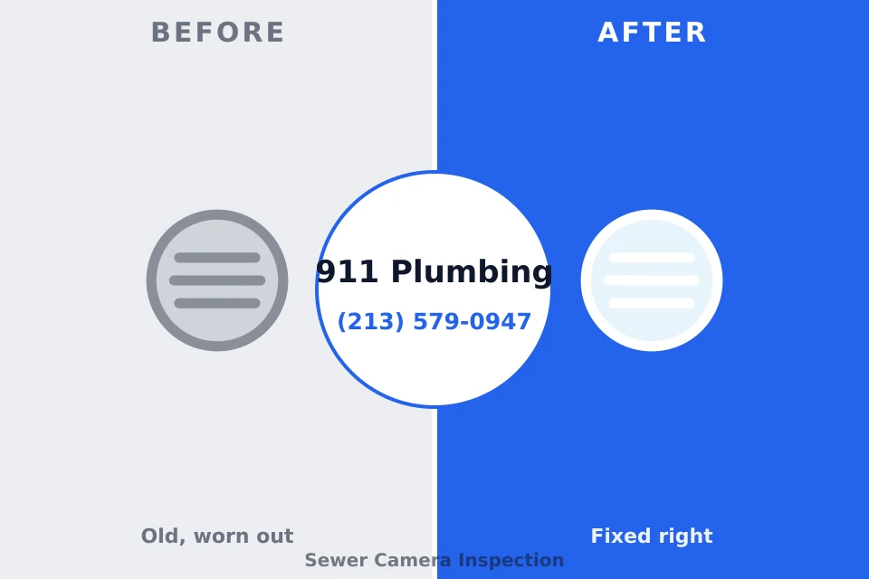 Before and after: plumbing repair Coal Valley, IL
